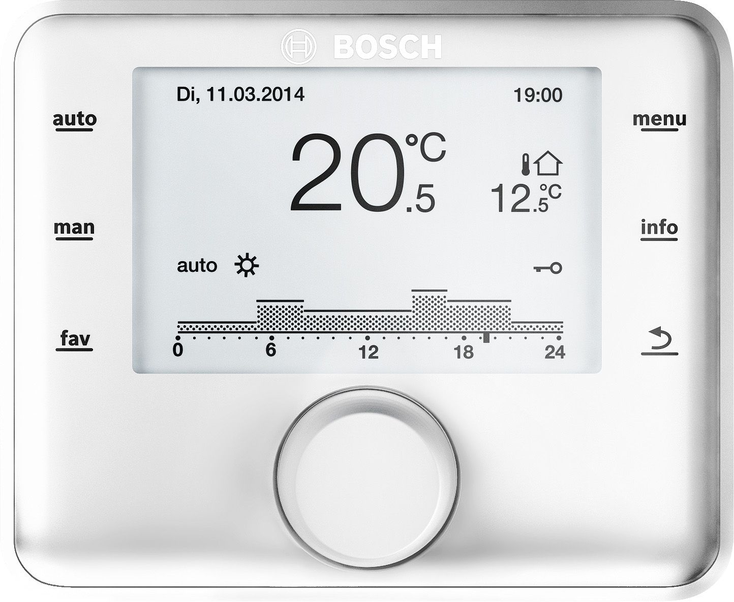 BOSCH Regler CW 400 bis 4 Heizkreise und 2 Warmwasser-Ladekreise, außentemperaturgeführt