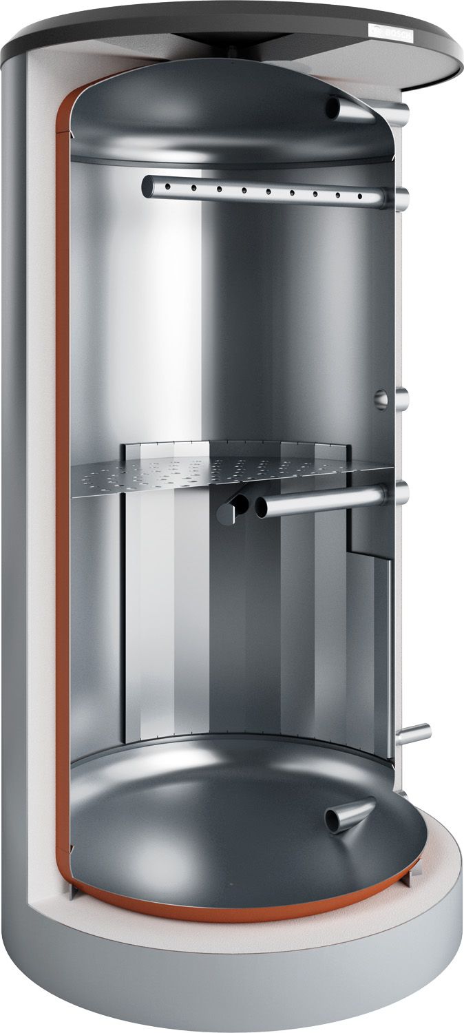 BOSCH Pufferspeicher STORA BH 500-6ERZ B Stücklistenkomponente Tank, 1620x650