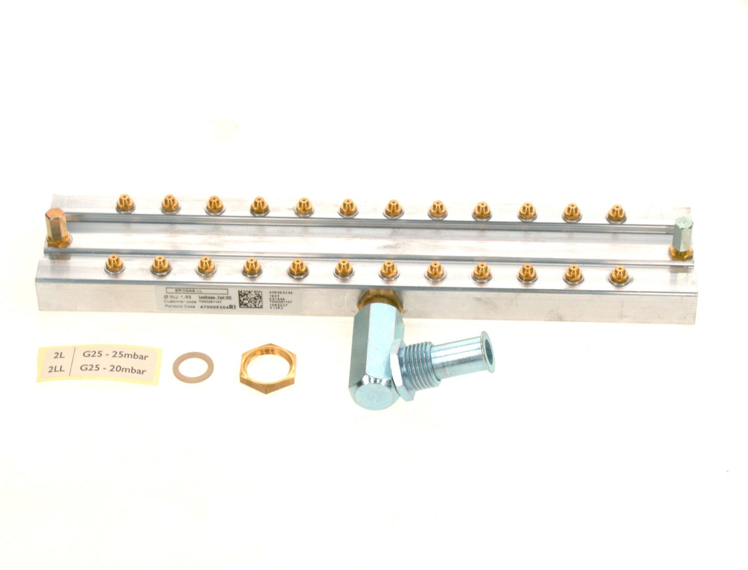 BOSCH Ersatzteil TTNR: 7100702 Düsenpl. U104 20-24kW 2LL D1,02 kpl V2