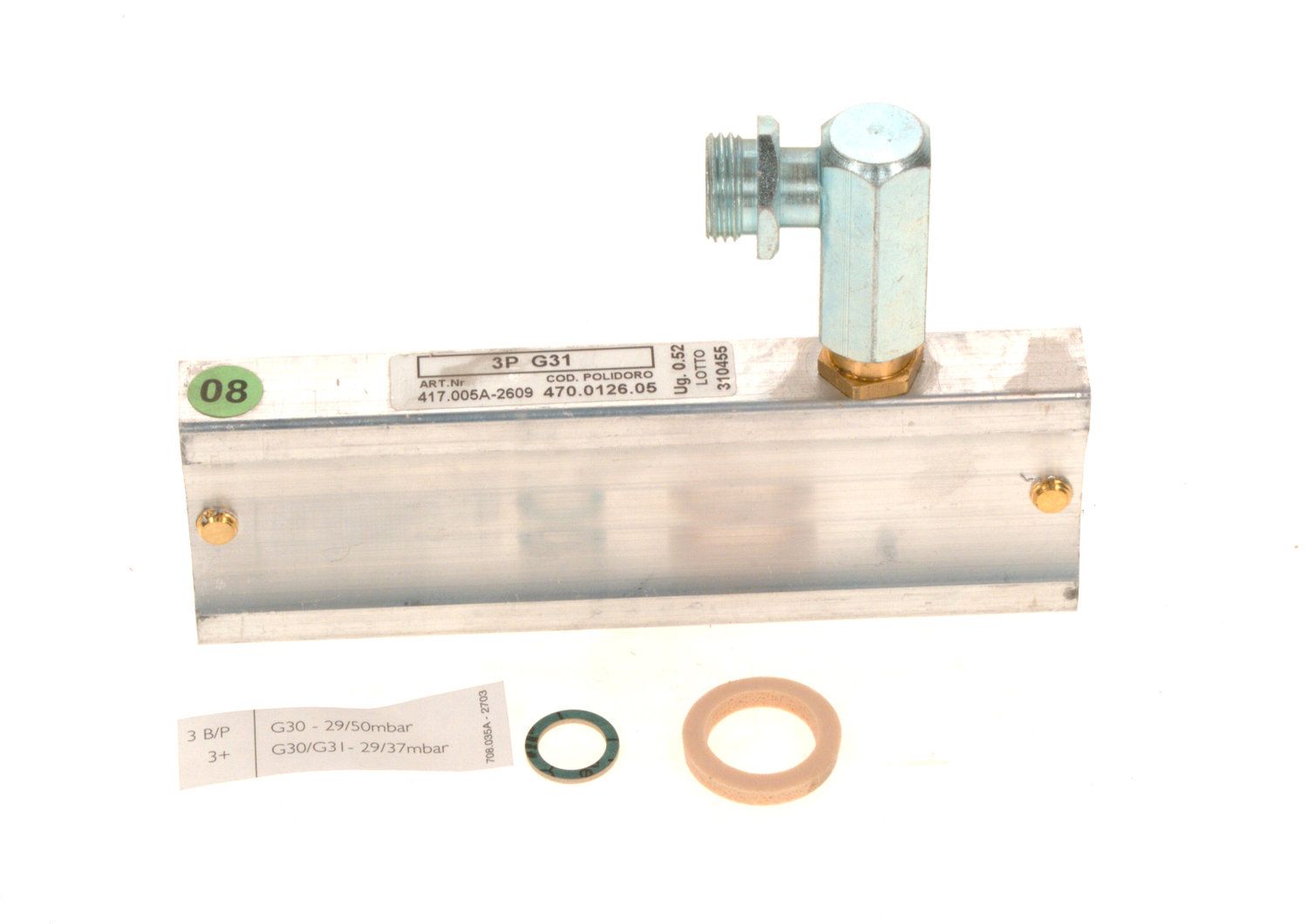 BOSCH Ersatzteil TTNR: 7100707 Düsenplatte 11kW 3PG31 D0,52 kpl