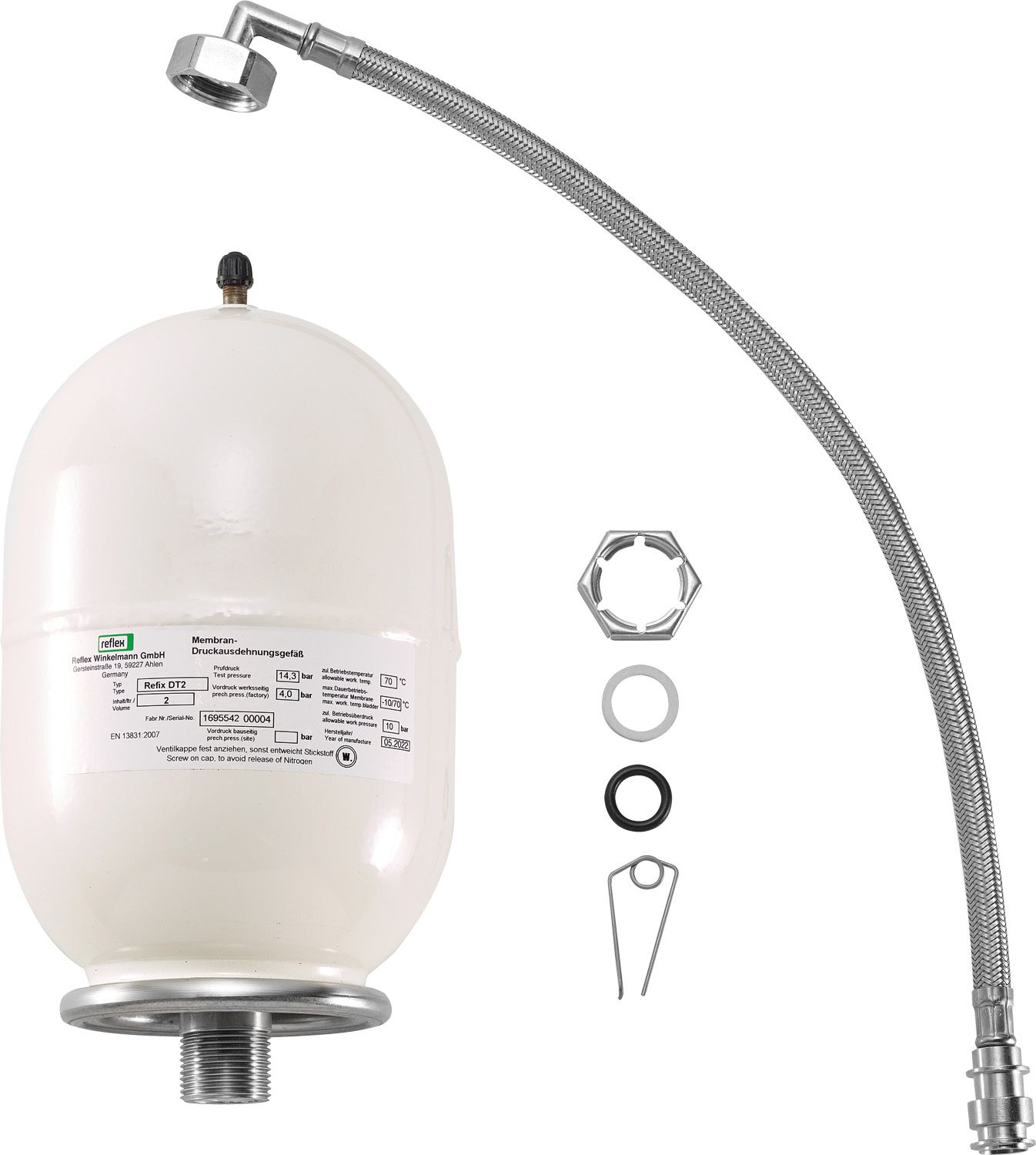 BOSCH Trinkwasserausdehnungsgefäß ID-EDV2 2 l