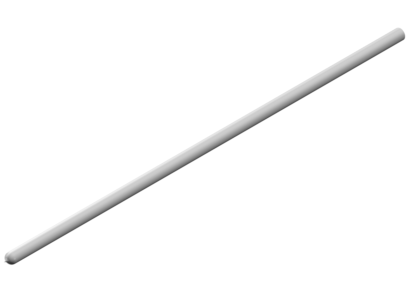 BOSCH Ersatzteil TTNR: 87185310800 Rohr_ Vakuumröhre, L=1920mm +1 Dichtring