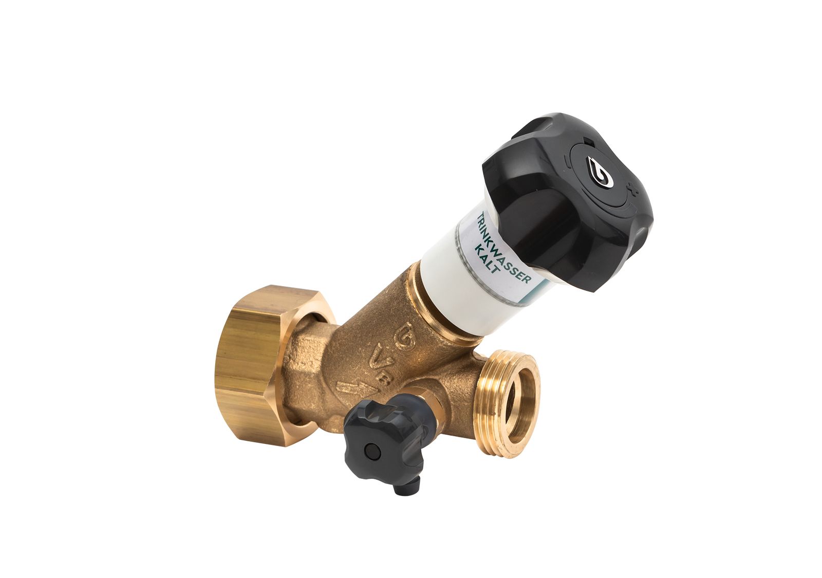 BWT KFR-Ventil HydroModul DN 25, Messing, mit Rückflussverhinderer, steigende Spindel