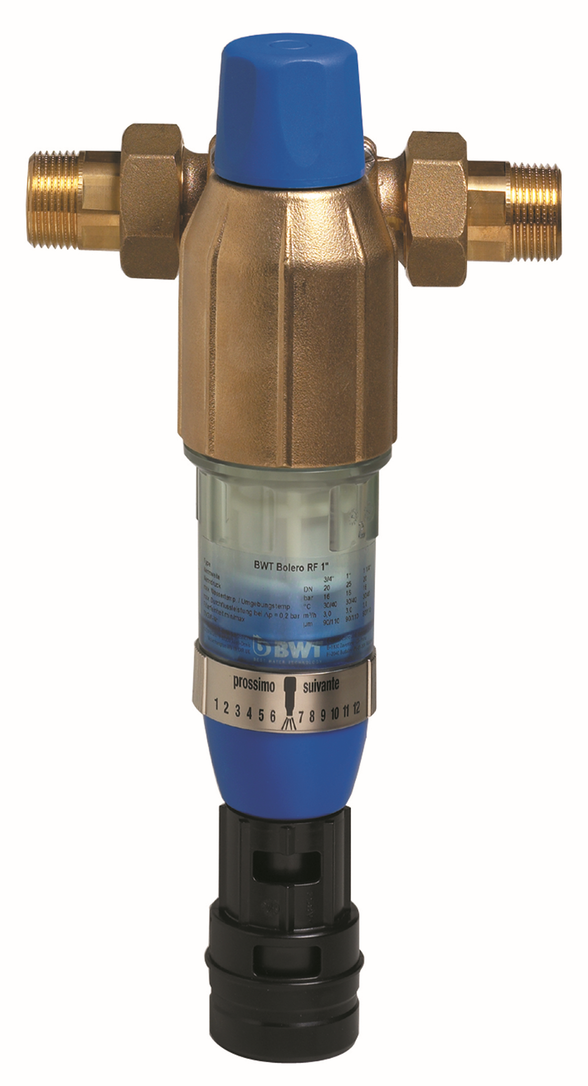 BWT Rückspülfilter Bolero RF 1 1/4", mit Hydromodul-Schnellverschluss