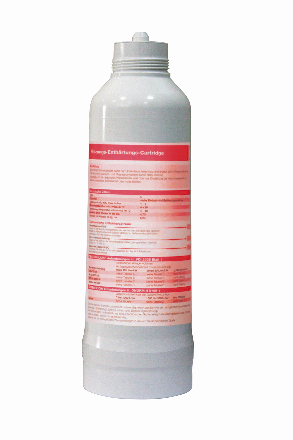 BWT Kartusche AQA therm SRC large, bei 20 °dH, 240 l, Salze reduzierend