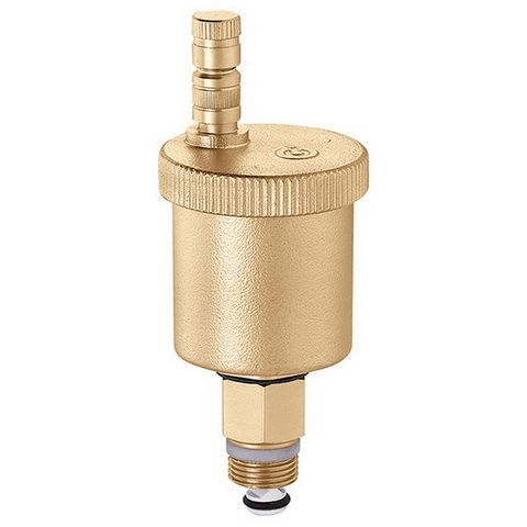 Caleffi Schnellentlüfter Minical 3/8" AG, automatisch, mit Absperrung/Lufteintrittssperre