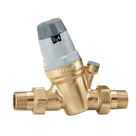 Caleffi Druckminderer 3/4", Messing-Gehäuse, mit Manometeranschluss