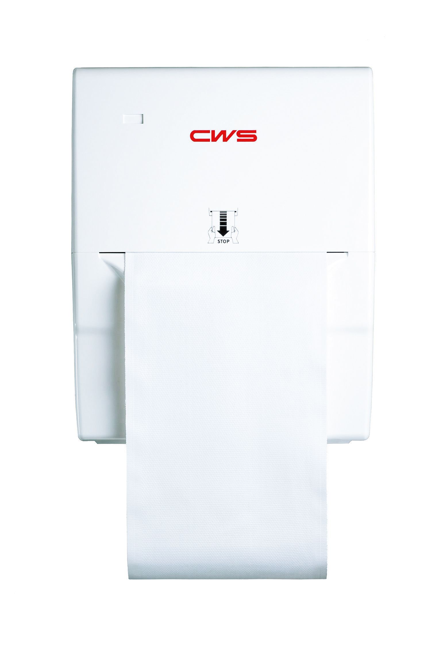 CWS Industrie-Stoffhandtuchspender HeavyDuty weiß, mit Schloss