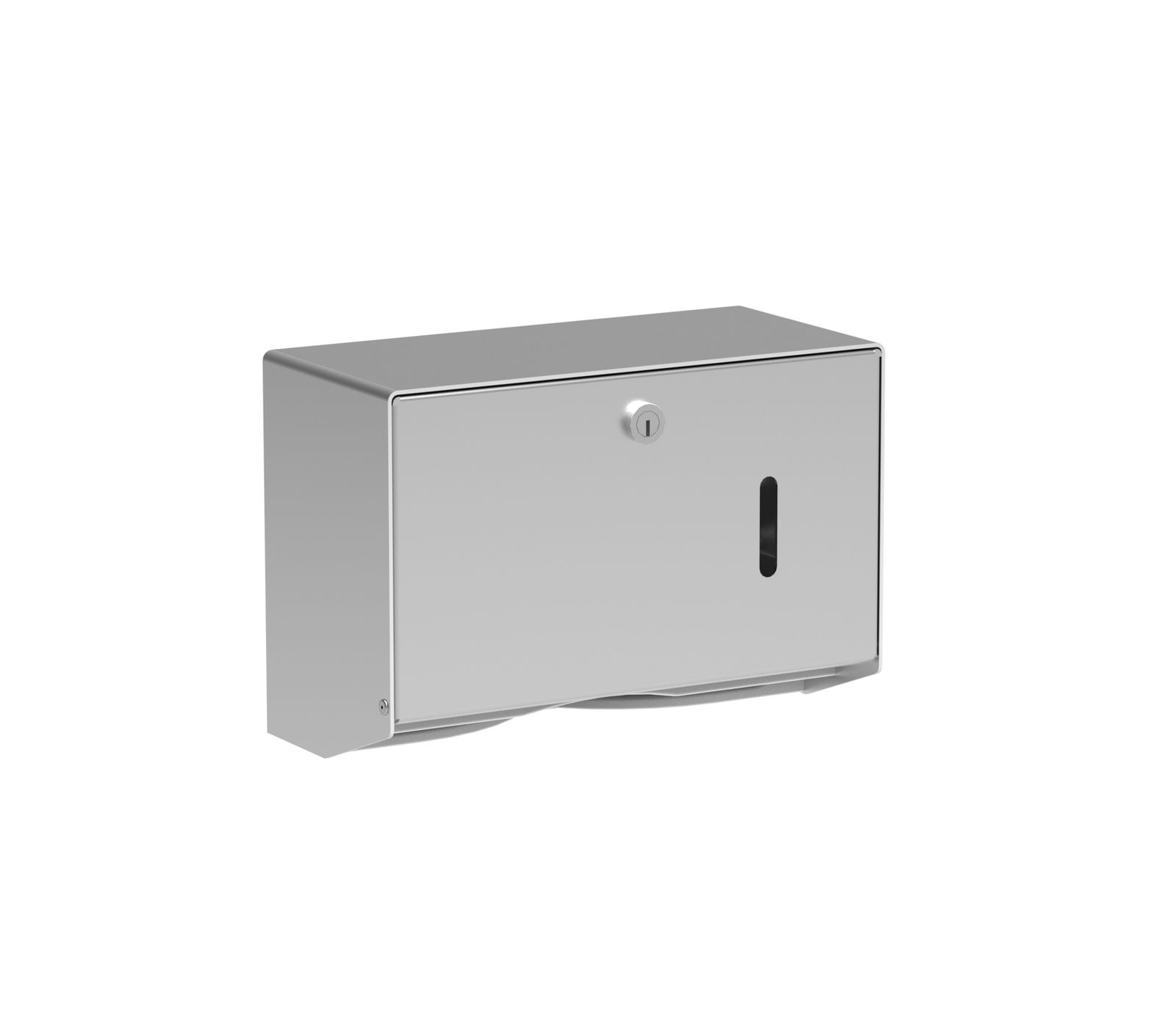 CWS Universal-Handtuchspender 250 Typ 820, Aluminium eloxiert, mit Schloss