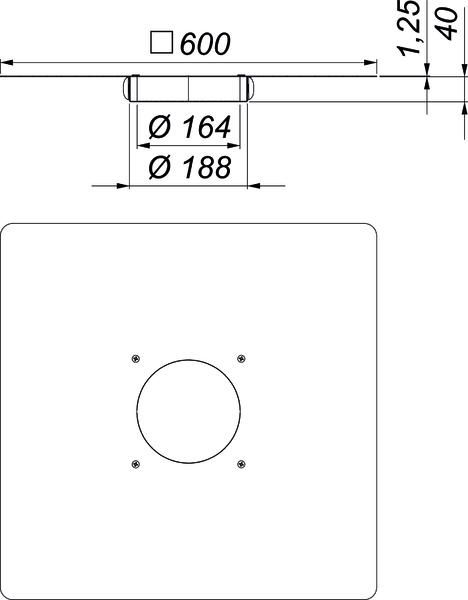 Dallmer Branschutzelement 13 Stahltrapez