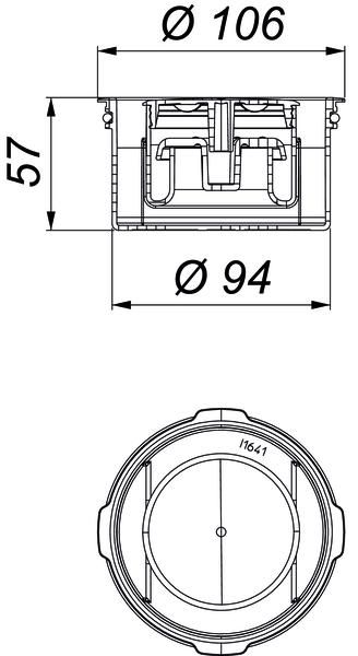 Dallmer Geruchsverschlusseinsatz PRIMUS zu Bodenabläufen TistoPrimus