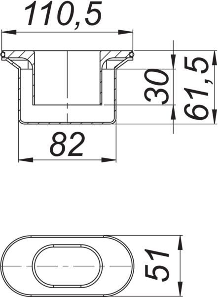 Dallmer Geruchsverschluss zu CeraLine Plan