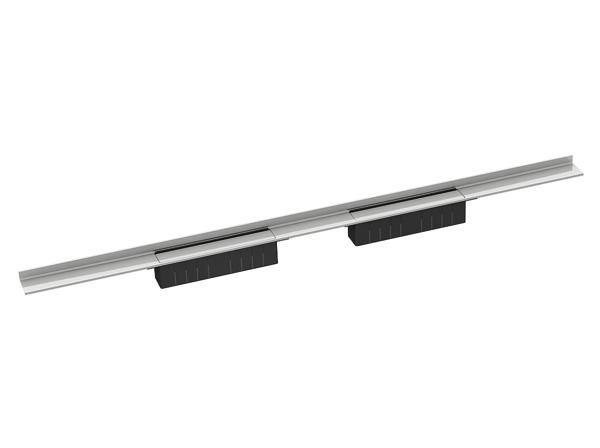 Dallmer Duschrinne CeraWall Select Duo 1400 mm, Edelstahl hochglanzpoliert