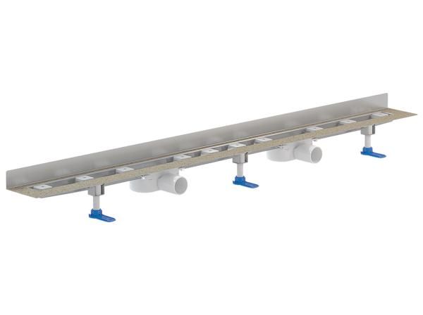 Dallmer Duschrinne CeraLine Nano W Duo 1400, L1 1400/L2 1500/L3 500 mm, DN 50
