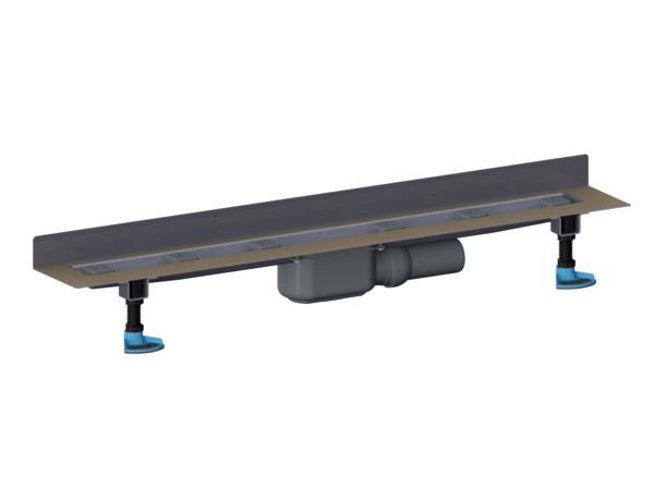Dallmer Duschrinne CeraLine Plan W 700, L1 700/L2 800 mm, DN 50