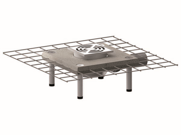 Dallmer Bodenablauf CeraDrain Plan K 12, 120 x 120 mm, DN 40/50, seitlich