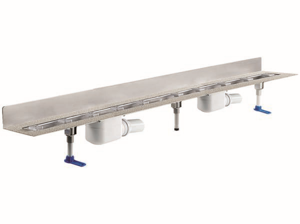 Dallmer Duschrinne CeraLine W Duo 1700, L1 1700/L2 1800/L3 700 mm, DN 50