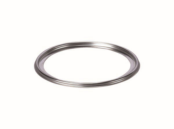 Dallmer Rahmen RENO Ø 120 mm, Edelstahl 1.4301, rund