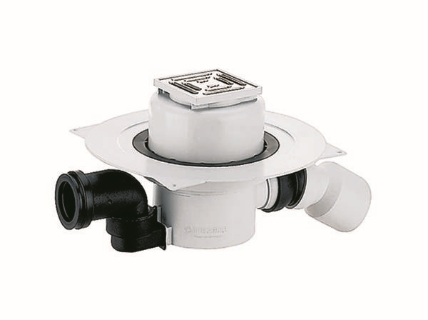 Dallmer Bodenablauf 55 E Serie 15 DN 50/70, Zulauf DN 50, 180Grad schwenkbar