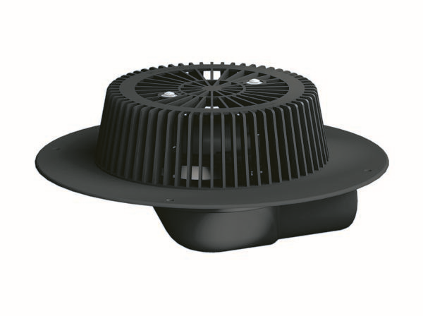 Dallmer Power-Dachablauf 86.0, FPO-PP, DN 70 seitlich
