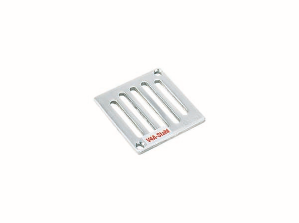 Dallmer Rost ES 90 ES 90, 90 x 90 mm, Edelstahl, massiv 50mm, mit Schrauben