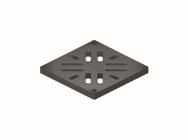 Dallmer Guss-Rost 226x226mm, Belastungsklasse B, mit Schrauben