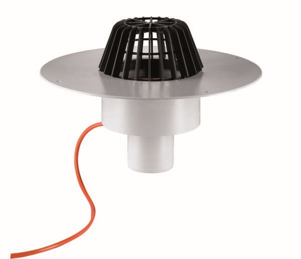 Dallmer Dachablauf 62 H PVC DN 70, beheizt