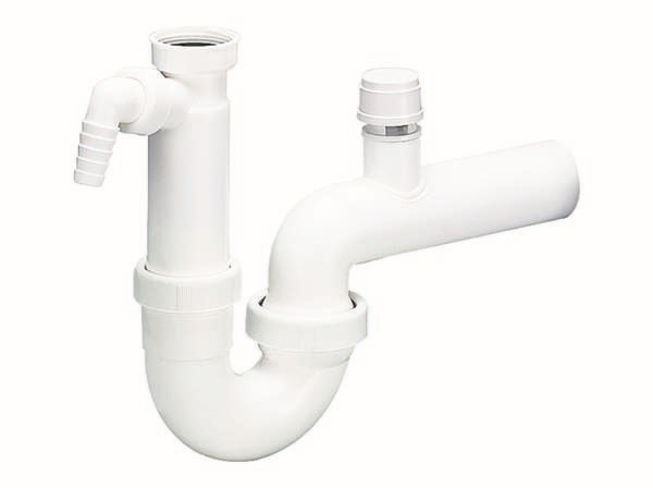 Dallmer Röhren-Siphon 100/1 SLR 1 1/2" x DN 50, mit Belüftungsventil