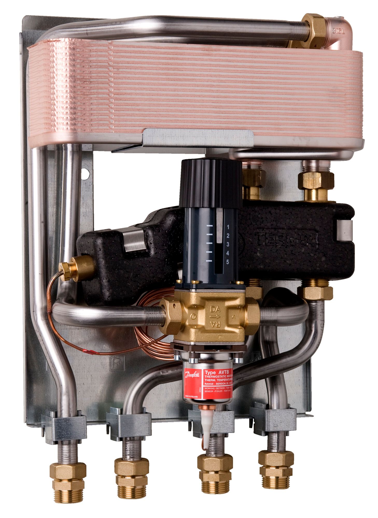 Danfoss Durchlauferhitzer Termix One 3 m. Verkleidung u. SV, 90kW
