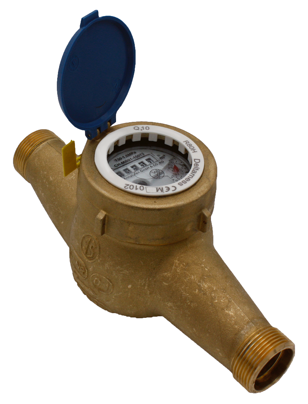 Deltamess Mehrstrahl-Nassläufer MNK Horizontal, DN 25, Q3 10,0 cbm/h, kalt, Standard