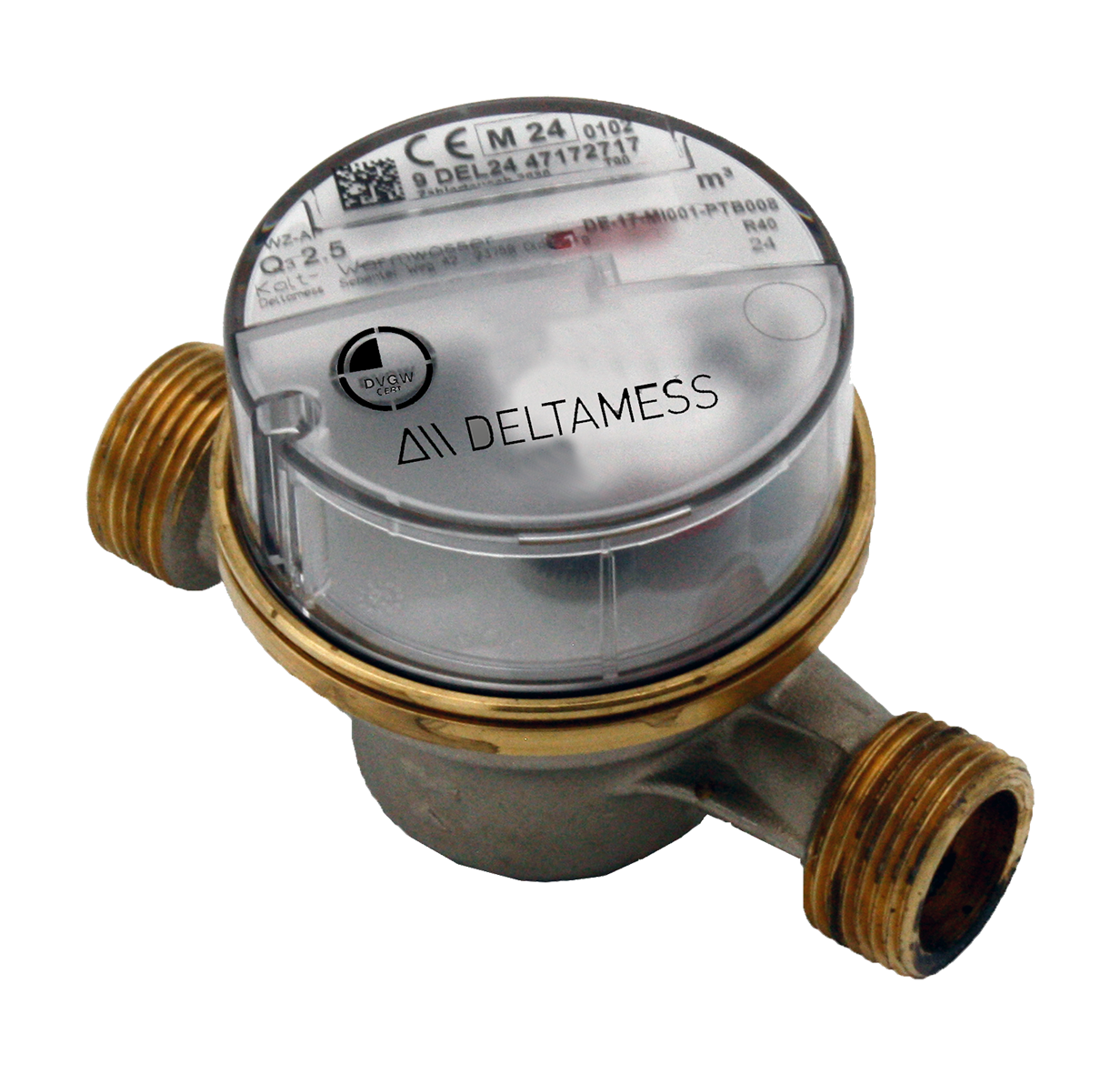 DM Zapfhahnzähler AP T90 k&w smart M Q3 2,5 G3/4 AG x 110mm