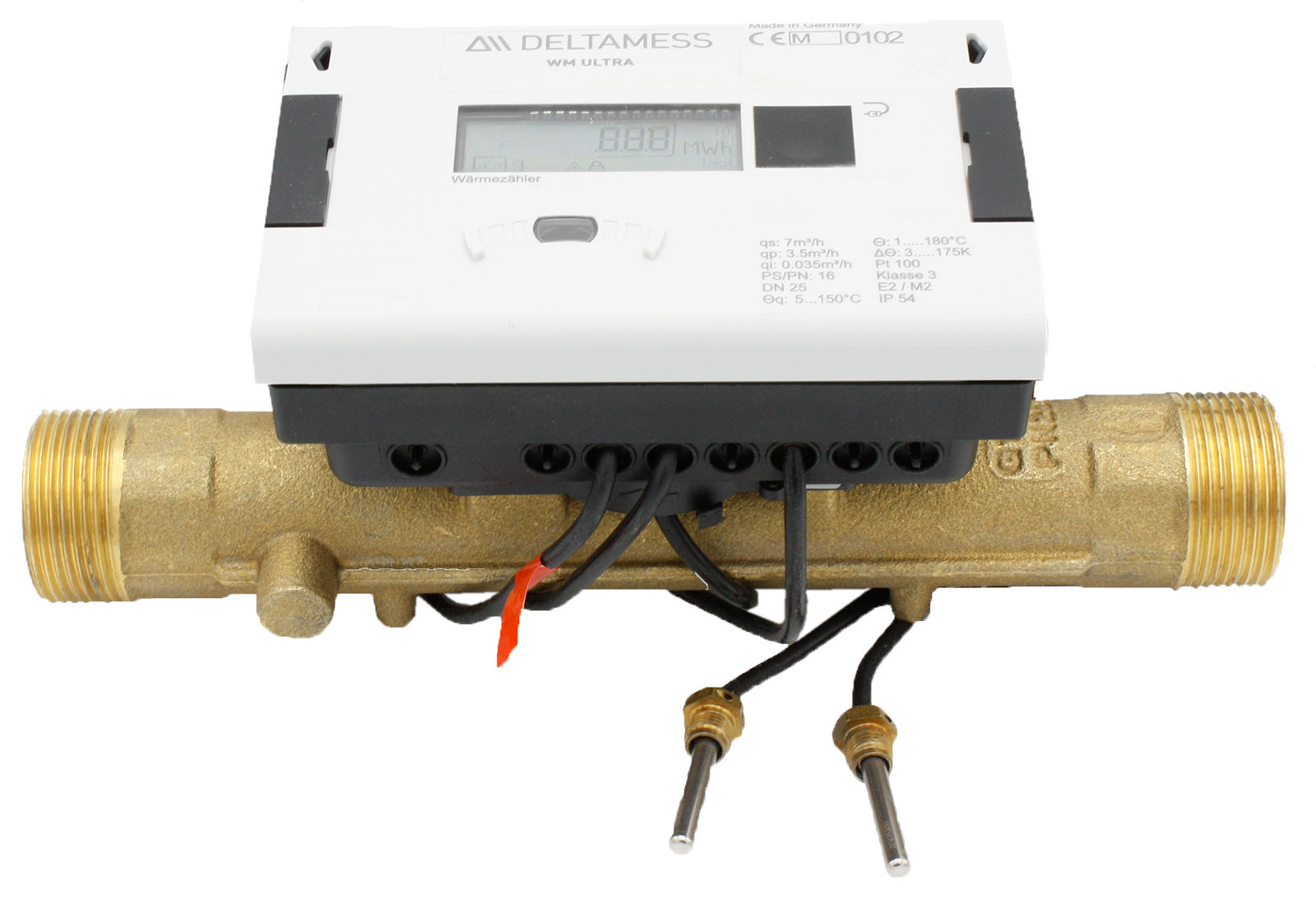 DM Ultra-Wärmezähler Inline qp 3,5 G11/4 x 260mm TF 5,2mm Netz abn RW