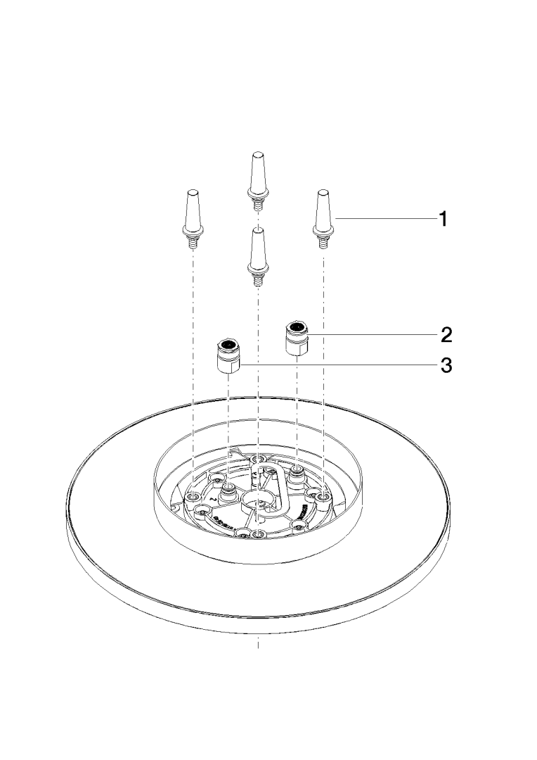 Dornbracht Regenbrause d= 300mm, für Deckenanbindung, Messing gebürstet