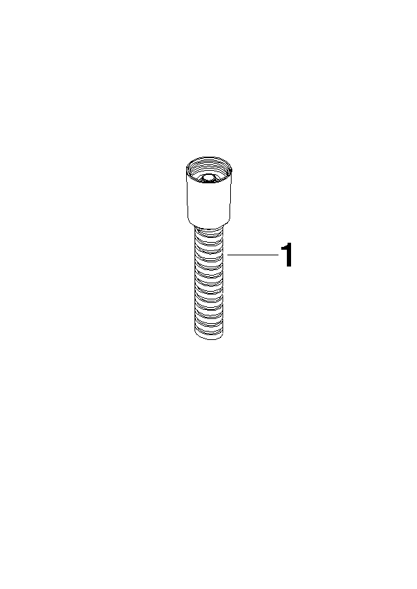 Dornbracht Metall-Brauseschlauch 1/2"x3/8"x1500mm, Platin