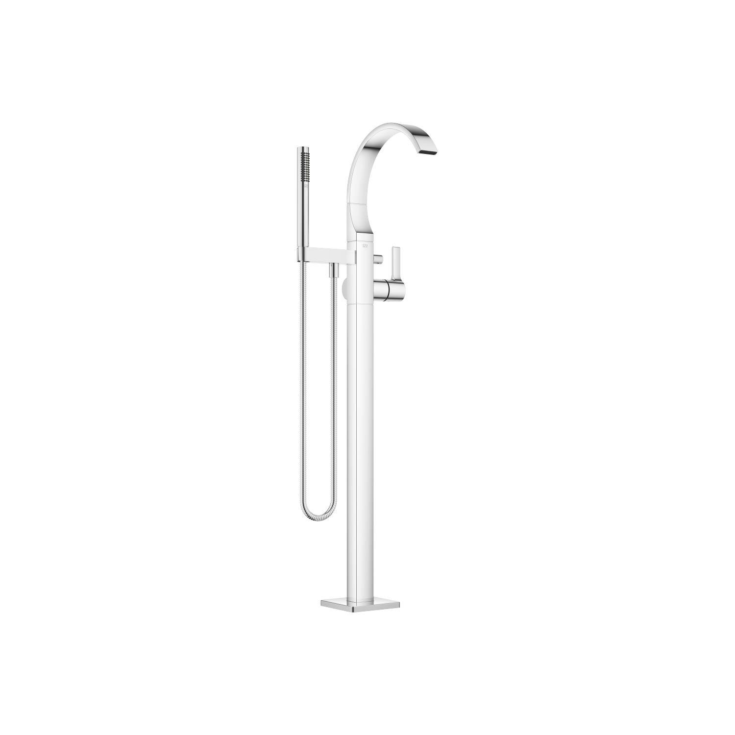 Dornbracht Wannen-Einhand-Armatur CYO freistehend, mit Standrohr, Schlauchbrausegarnitur, chrom
