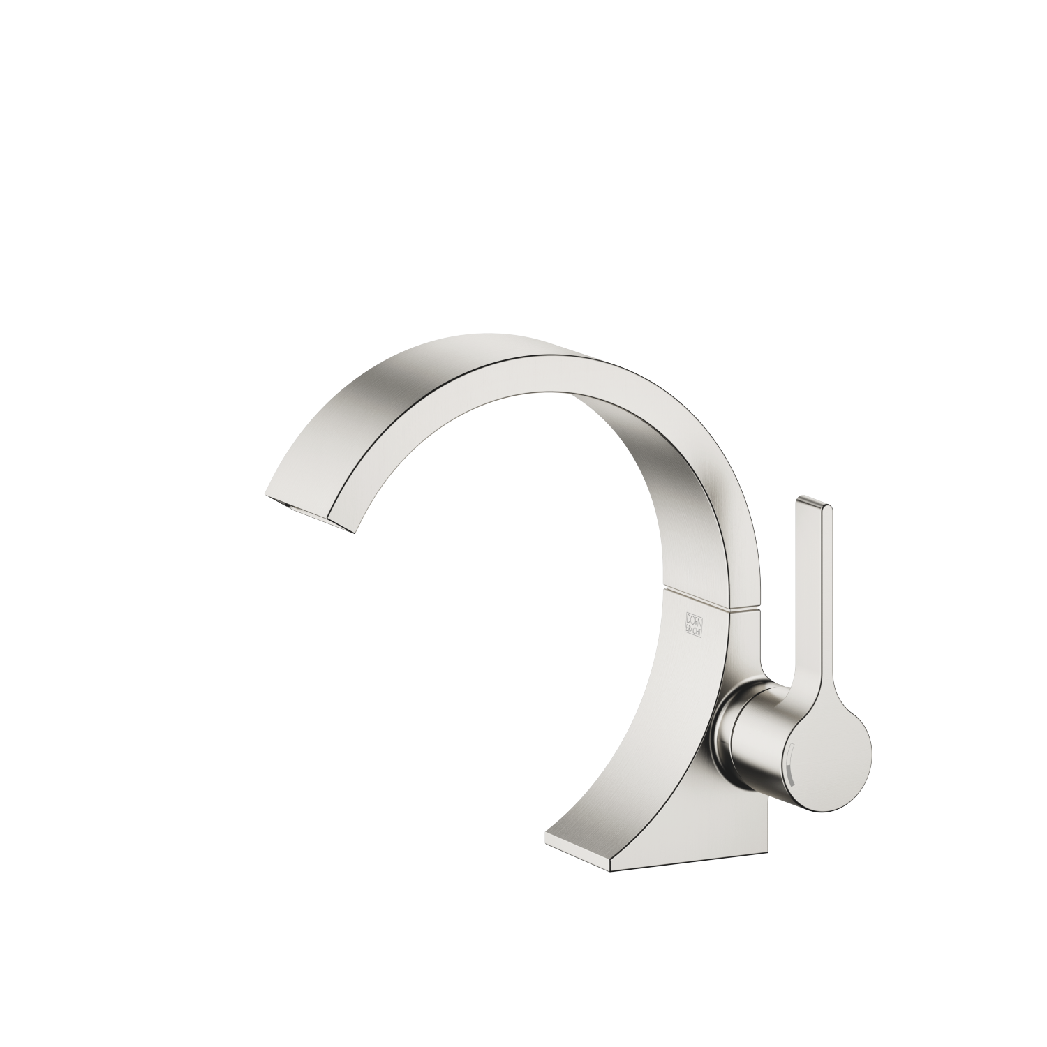 Dornbracht Einhandmischer CYO für Waschtisch, Ausladung 143mm, mit Ablaufgarnitur, Platin gebürstet