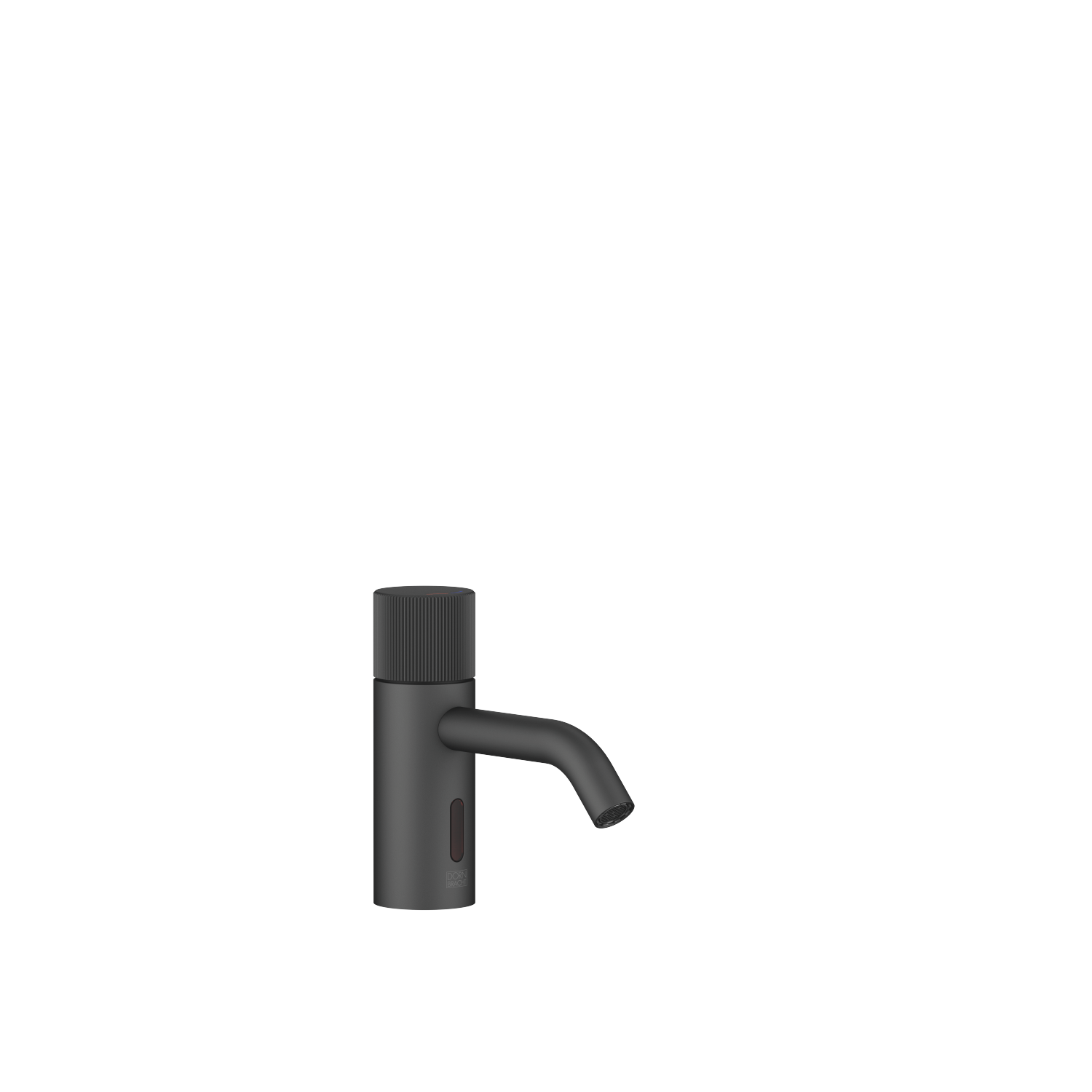 Dornbracht Infrarot-Waschtisch-Armatur META ohne Ablaufgarnitur, Netzteilbetrieb, Ausladung 125mm, schwarz matt