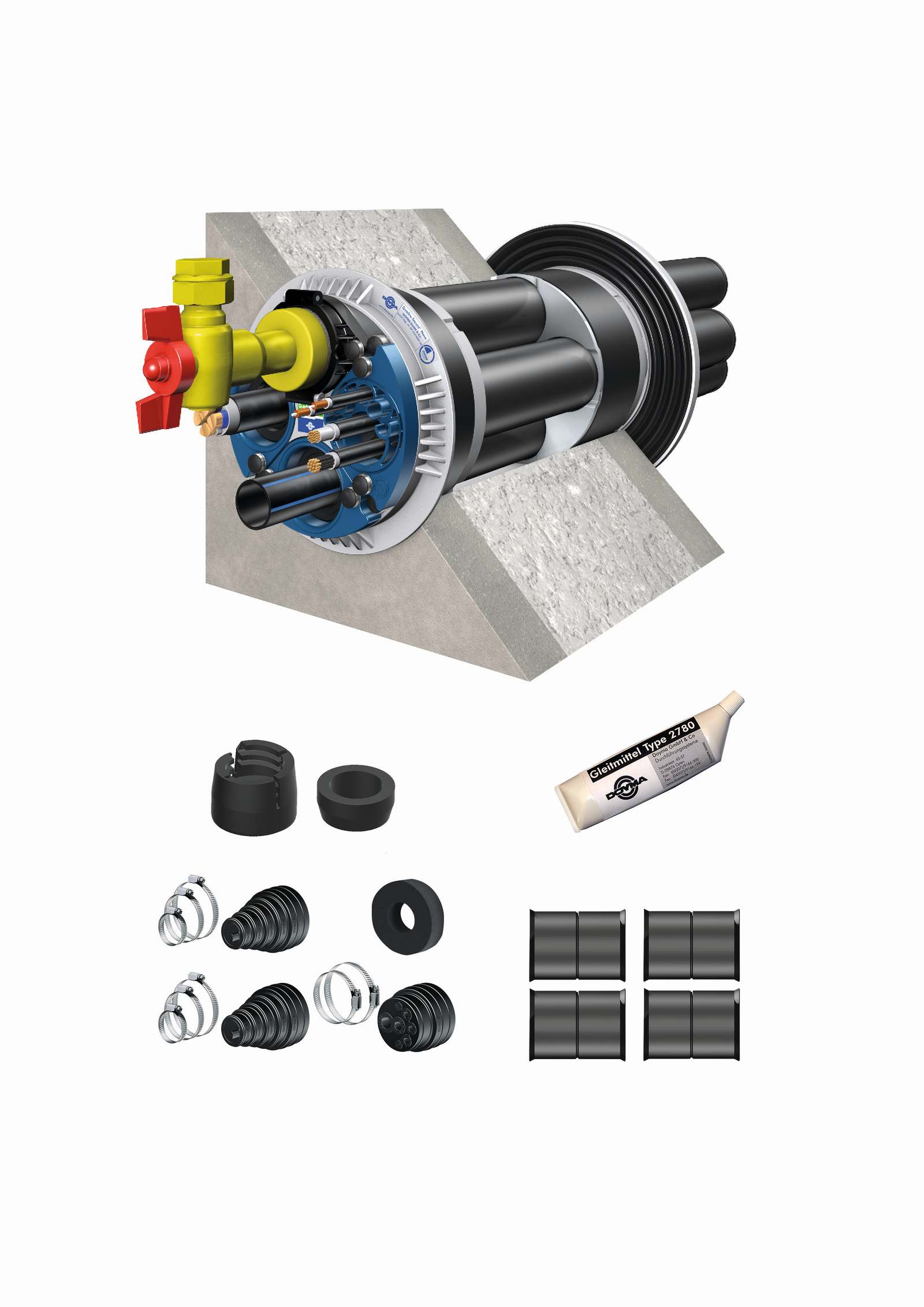 Quadro-Secura Bauherrenpaket-Mehrsparte All inclusive f. Gebäude mit Keller
