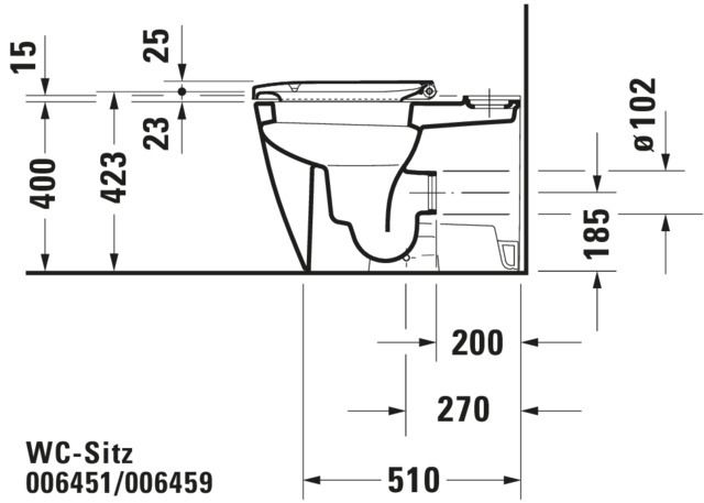 Duravit WC-Sitz Happy D.2 abnehmbar, Scharniere Edelstahl, mit Absenkautomatik, weiß