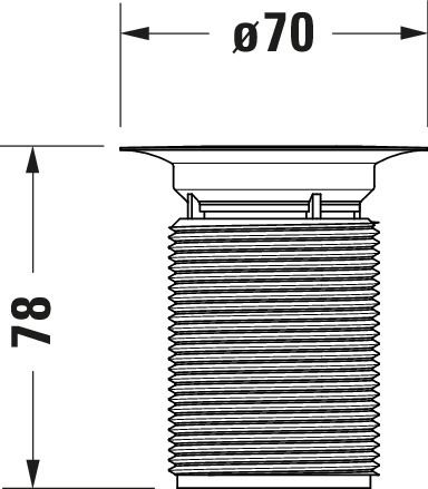 Duravit Geruchsverschluss Architec Dry für Urinal Architec Dry