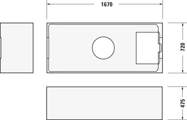 Duravit Wannenträger für 700231