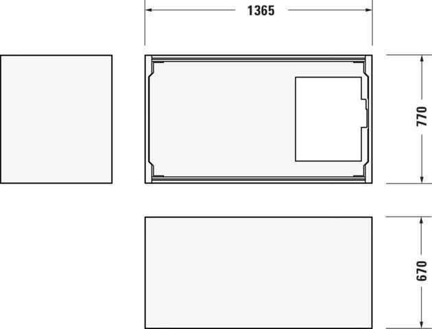 Duravit Wannenträger für 700233