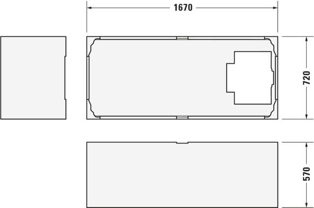 Duravit Wannenträger für Badewanne 700335