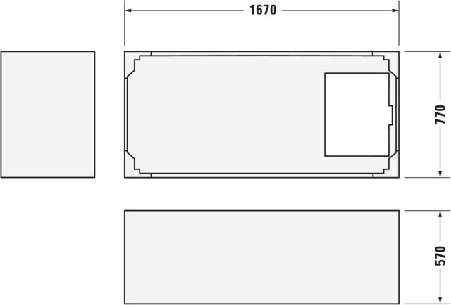 Duravit Wannenträger für Badewanne 700336