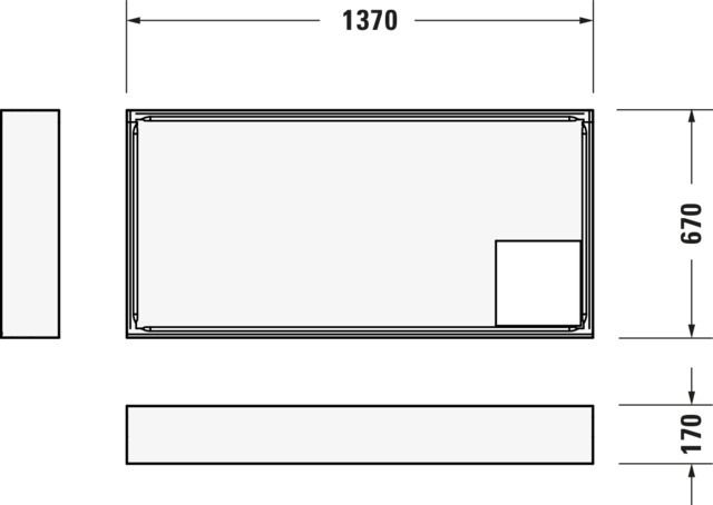 Duravit Wannenträger für Duschwanne 720095