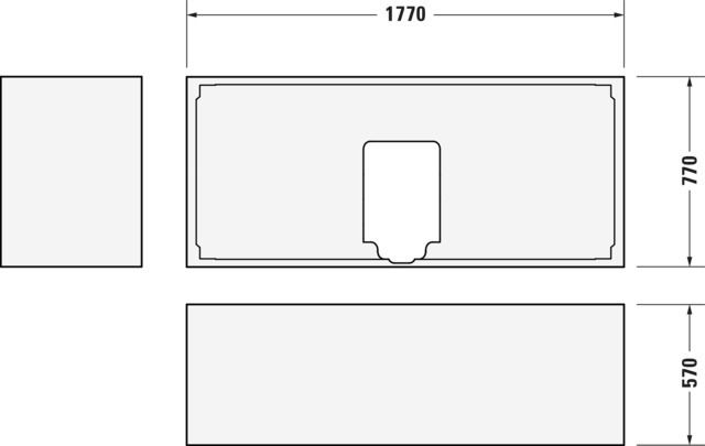Duravit Wannenträger für Badewanne 700338