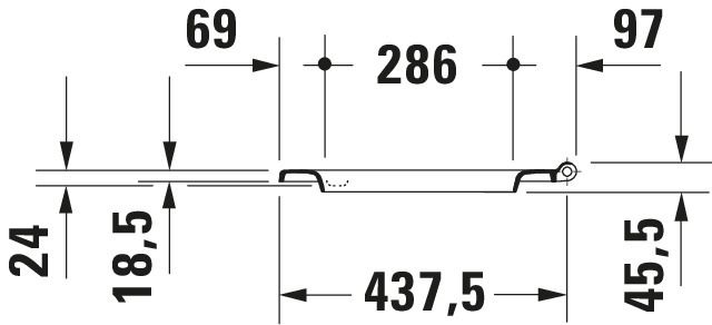 Duravit WC-Sitz Me by Starck Scharniere Edelstahl, mit Absenkautomatik, abnehmbar, weiß