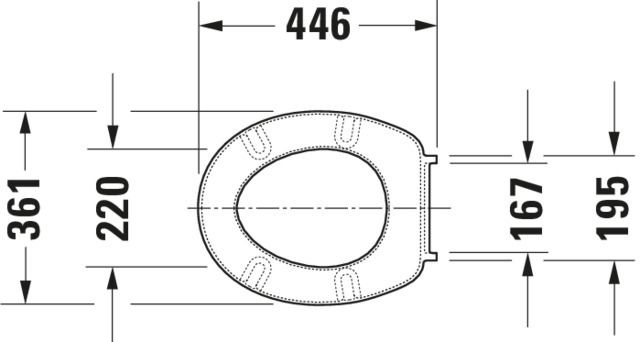 Duravit WC-Sitz ohne Absenkautomatik, Scharniere Edelstahl, weiß