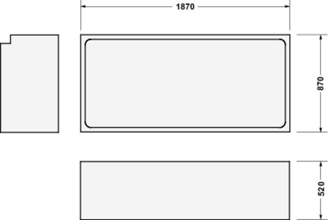 Duravit Wannenträger für Badewanne 700315