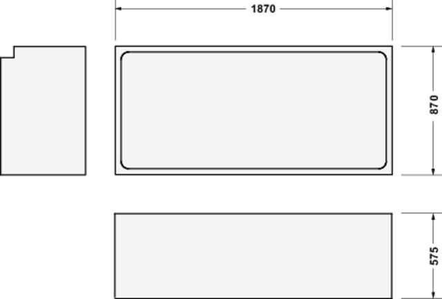 Duravit Wannenträger für Badewanne 700340